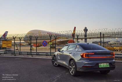 The Polestar 2 Rear at Dawn